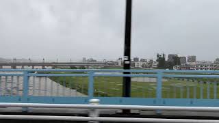 台風19号 多摩川氾濫の様子 二子玉通過