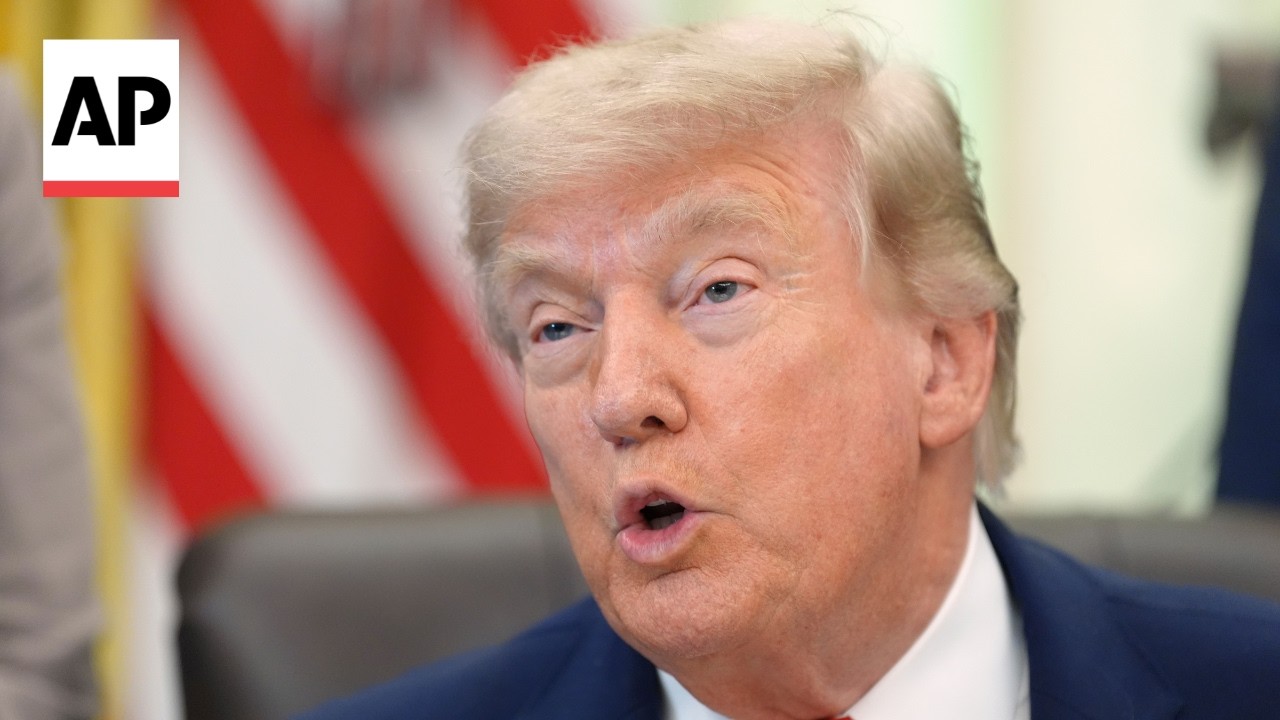 Video | Trump says the US reached a 'great settlement' to end the Iran war
