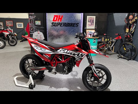 GAS GAS SM 700 SUPER MOTO 2022 72 9K Miles 2 Owners Arrow PX Swap @dhsuperbikes 