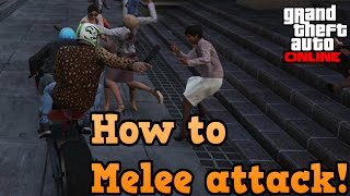 GTA online guides - How to melee attack on a bike