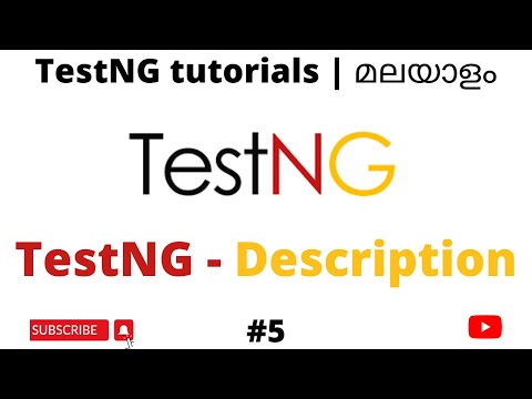 Testng Description Attribute Testing Framework Selenium Java Tutorials For Beginners 5