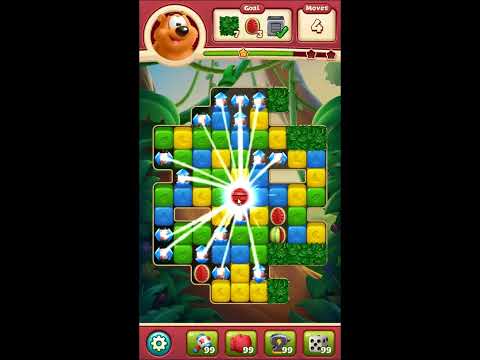 Toon Blast Level 6210 - NO BOOSTERS 🐻🐺🐱 | SKILLGAMING ✔️