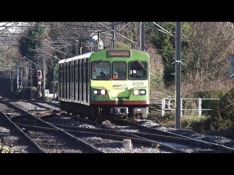 IE 8300 Class Dart Train number 8329 - Clontarf Road Station, Dublin