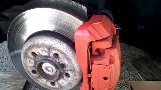 2013 BMW 535i Front Brake Pad and Rotor Replacement