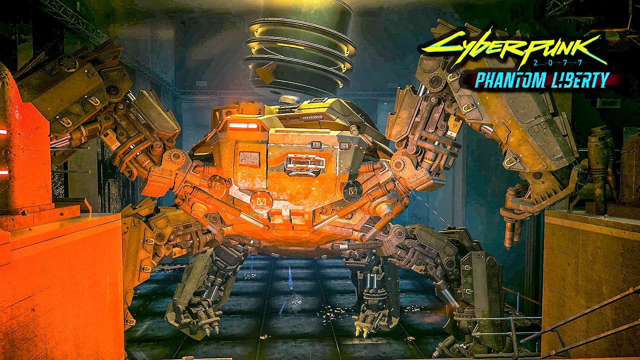 Cyberpunk 2077 Phantom Liberty - Chimera Boss Fight - YouTube