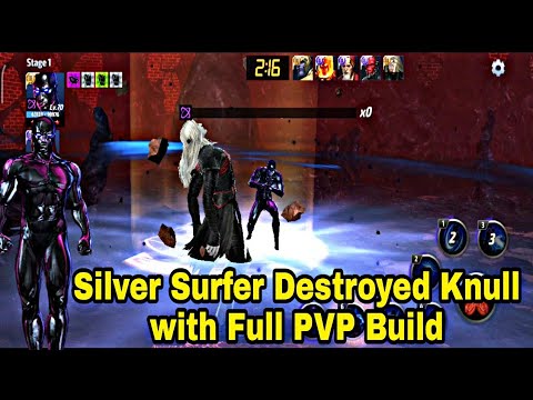Silver Surfer Destroyed Knull With Full PVP Build - Marvel Future Fight