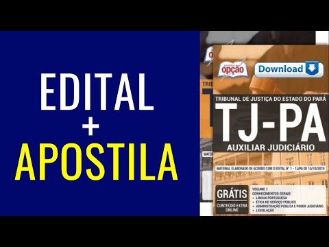 Download Apostila Concurso TJ-PA 2019 AUXILIAR JUDICIÁRIO