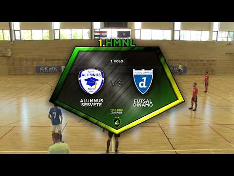 ALUMNUS vs FUTSAL DINAMO 3:3 (3. kolo, 1. HMNL 19/20)