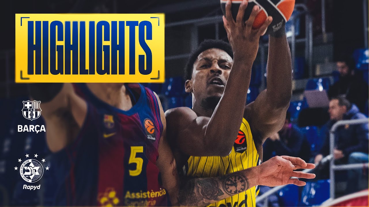 תקציר המשחק: ברצלונה - מכבי Rapyd ת"א 83:93