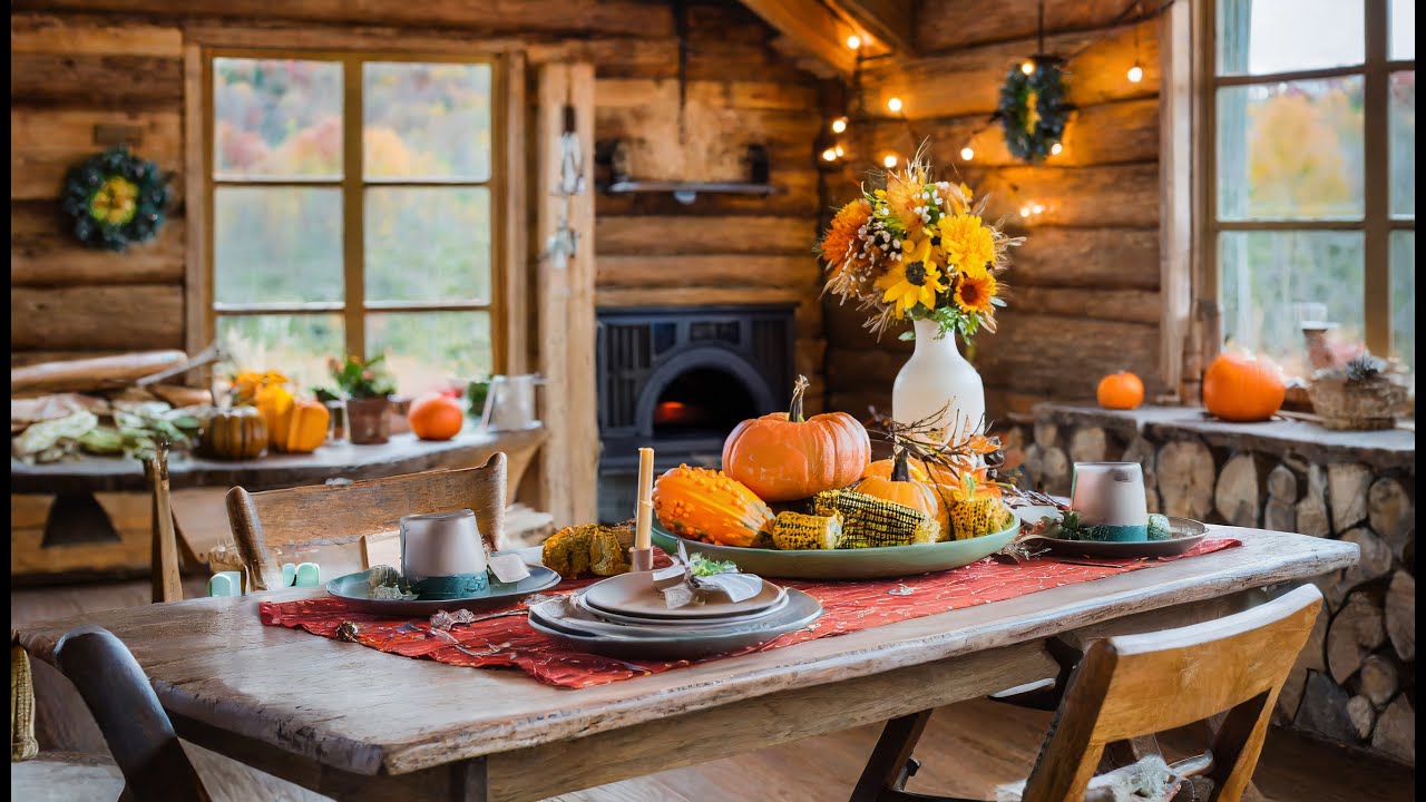 Thanksgiving Ambience with Soothing Acoustic Guitar Music