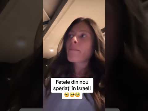 Raluka si Ana Baniciu speriate de bombele din Israel 😨