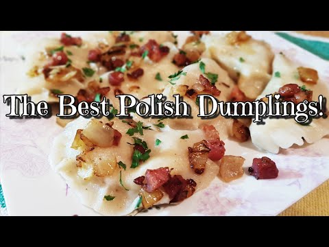 PIEROGI - Perfect Polish Cheesy Potato Dumplings! Grandma's recipe! Traditional Polish Food