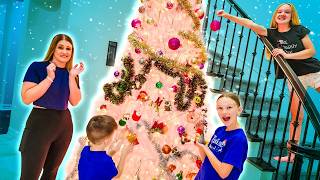 Letting our Kids Decorate the Christmas Tree!! (BAD IDEA)