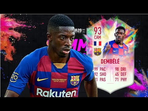 BETTER THAN NEYMAR?! 93 SUMMER HEAT DEMBELE REVIEW I FIFA 20