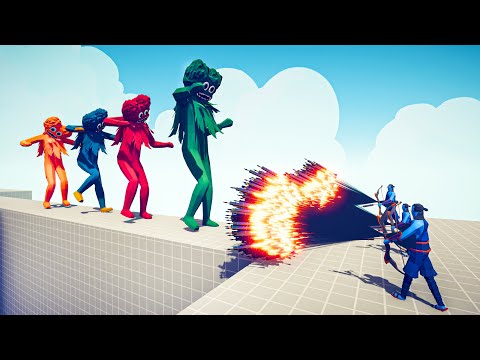 HUGGY WUGGY GIANT COLOR PACK vs 3x EVERY GOD - Totally Accurate Battle Simulator