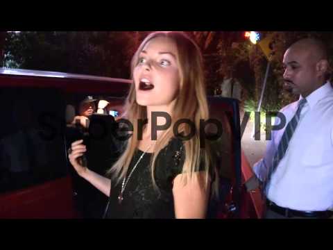 Izabella Miko on her new Projects while exiting the Chate...