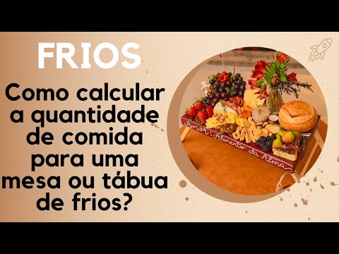 Como calcular quantidade de comida para uma tábua de frios? | Juliana Araújo
