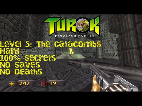 Turok: Dinosaur Hunter HD | Hard, 100% | Level 5: The Catacombs