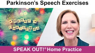 Parkinson’s Speech Exercises: FUN ON CHRISTMAS