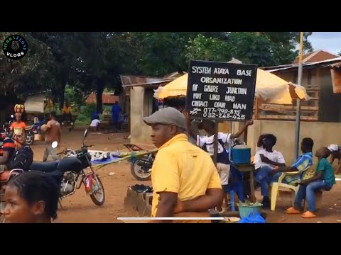Live Walking tour of Sierra Leone From (Gbere junction Portloko District)