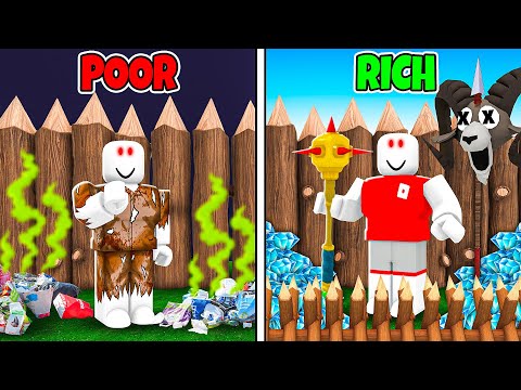 RICH vs POOR Challenge in 99 Nights in the Forest!