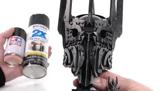 Painting the LEGO Sauron Helmet: Full process!