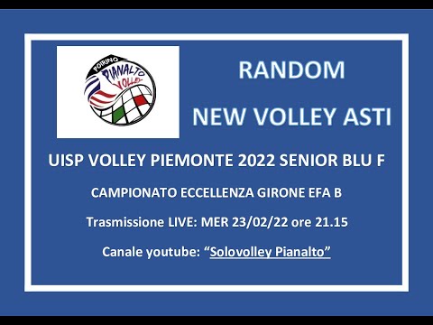 UISP VOLLEY PIANALTO SENIOR FEM - RANDOM NEW VOLLEY ASTI