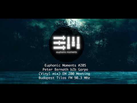 Euphonic Moments # 205 Peter Bernath b2b Garpo Vinyl mix EM 200 Meeting
