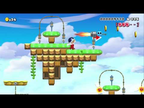 閉ざされし空の聖域　Closed sky sanctuary by ミリンレモン - SUPER MARIO MAKER - NO COMMENTARY 1AT