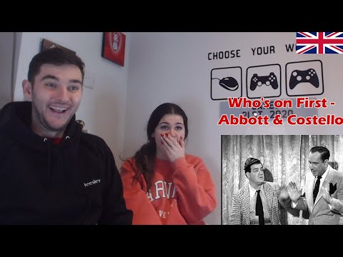 British Couple first time reaction to Who's on First - Abbott & Costello