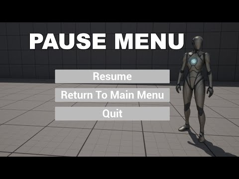 How To Make A Pause Menu In Unreal Engine 5