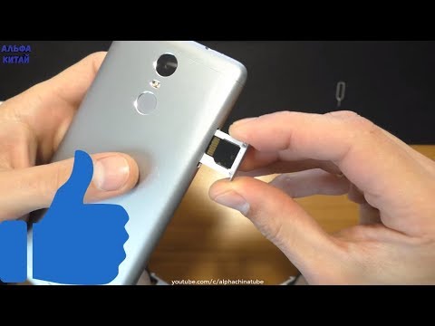 Redmi note 11 10 9 как вставить симку установить в лоток смартфона xiaomi