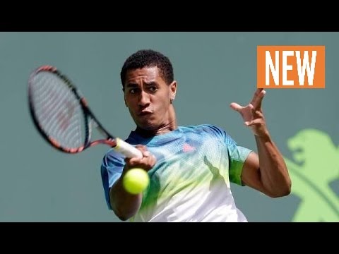 Michael Mmoh vs Peter Polansky Highlights KNOXVILLE FINAL 2016 grigor dimitrov backhand