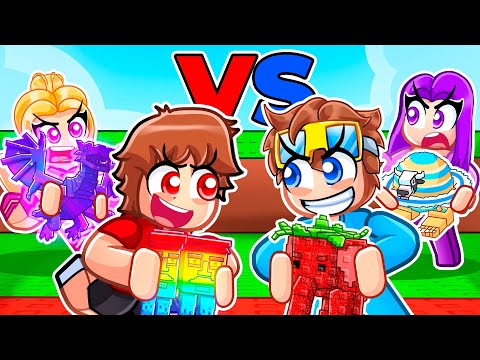 Techy & Emma Vs Nico & Zoey In Steal A Brainrot...