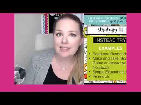 Ep117: 3 Highly Effective Strategies to Teach Science and Social Studies To Your Split Grade Class