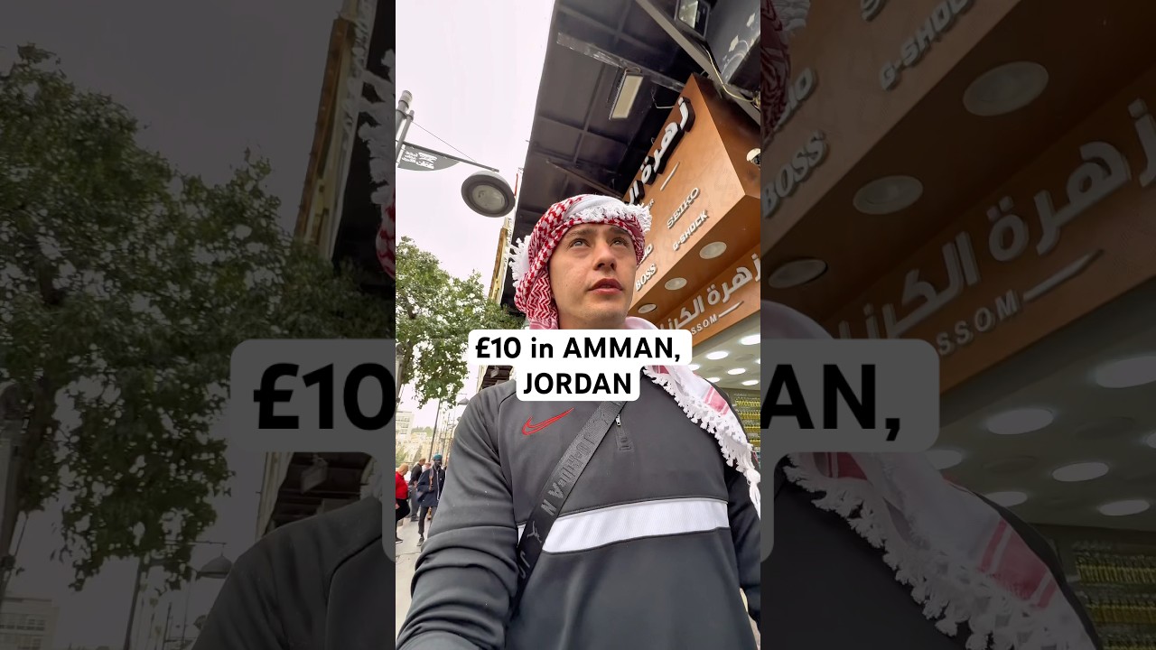 What £10 can get in Amman, Jordan 🇯🇴! #amman #jordan #10gbpchallenge #habibi