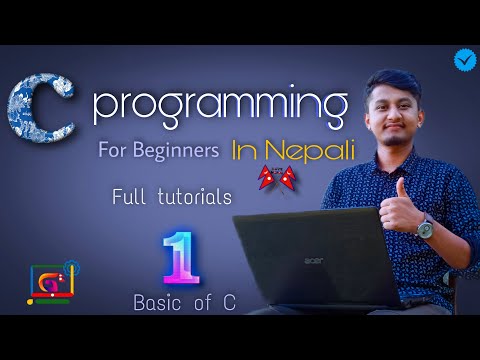 C Programming In Nepali | Programming In C For Beginners |  C  Language - Day 1-By We Are Engineer