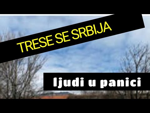 Ljudi u panici! ZEMLJOTRES U SRBIJI! IMA LI KRAJA