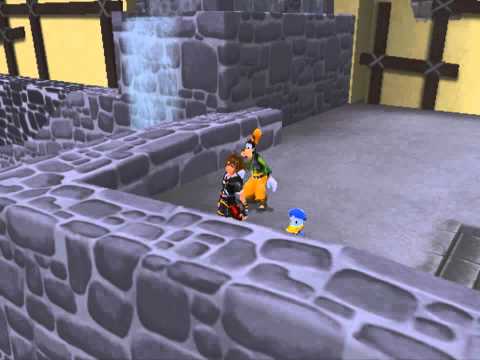 Kingdom Hearts II, English cutscene: 121 - Arrival in Hollow Bastion - HD 720p