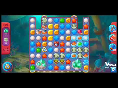 Fishdom. 9675 hard level no boosters and diamonds. 18 moves