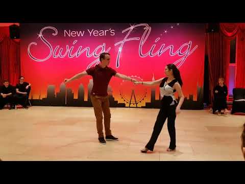 Lukas Kölbener & Kalina West Coast Swing Improvisation (Adv Jnj 3rd place)