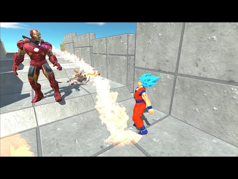 IRONMAN DEATH RUN RESCUS HULK, SPIDERMAN, CAPTAIN AMERICA