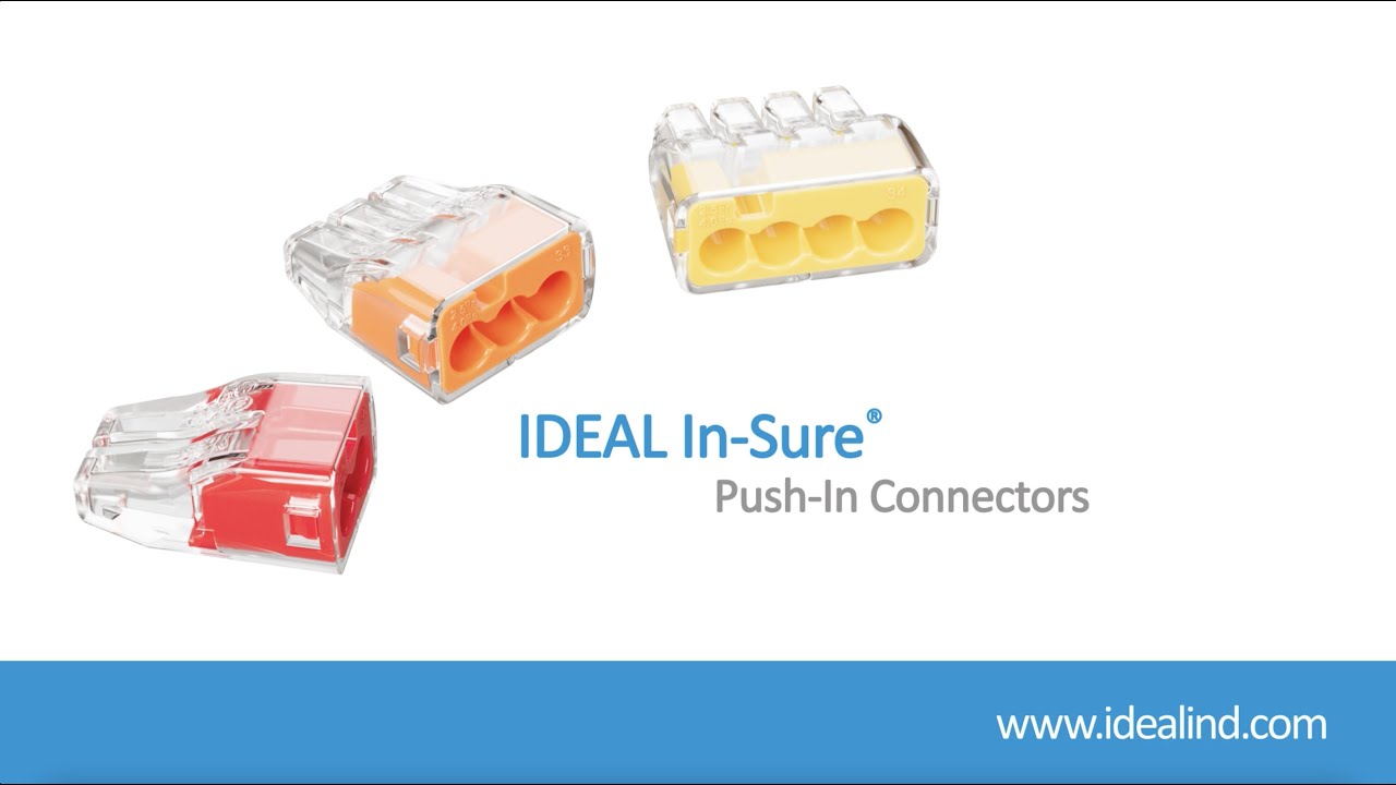 In-Sure® Push-In Wire Connectors Instructional Video