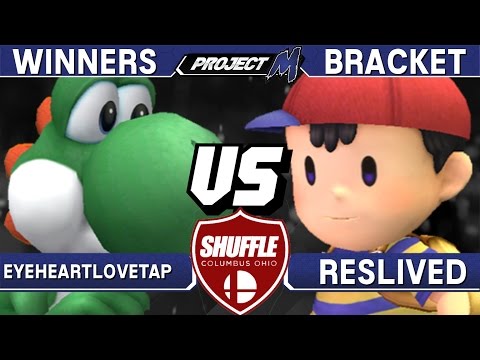 Project M - eyeheartlovetap (Yoshi) vs Reslived (Ness) - Shuffle BOTM Winners