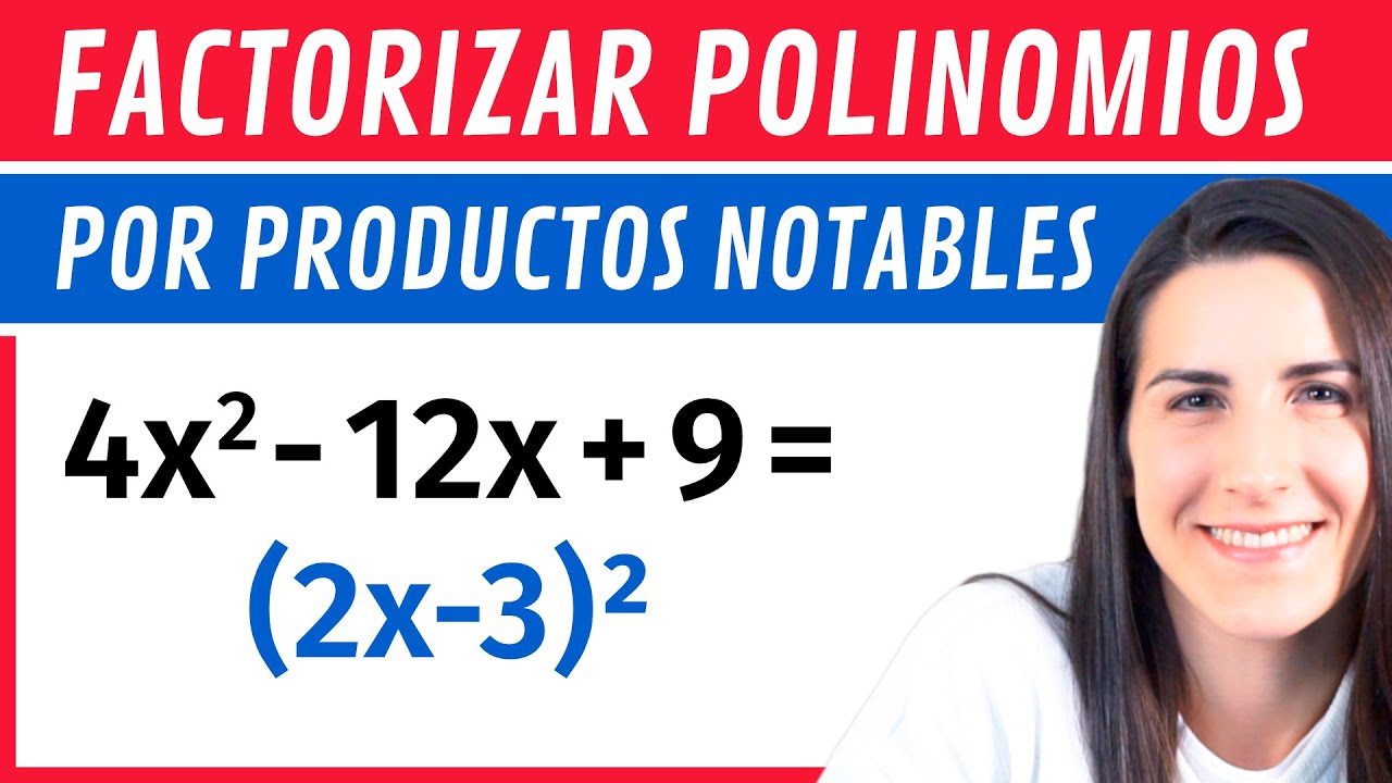FACTORIZAR Polinomios por PRODUCTOS NOTABLES 😼