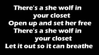 she wolf (lyrics) - shakira - (HQ)