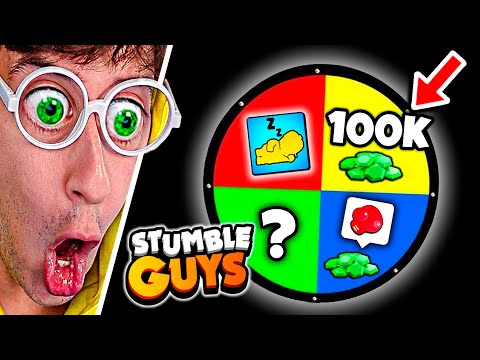100,000 Gem Roulette 🤑💎 vs Brother!! (Challenge: Be RICH 🎩) - Stumble Guys TEKENDO