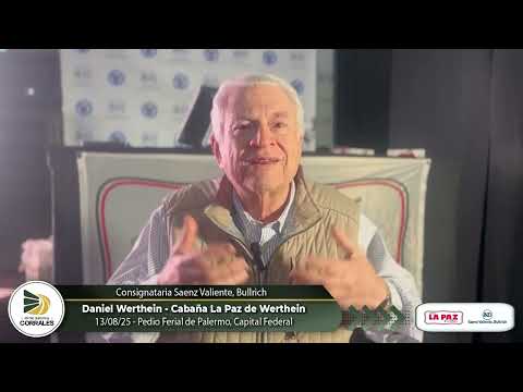 13-08-25 - Daniel Werthein - Remate de Cabaña La Paz de Werthein - Predio Ferial de Palermo