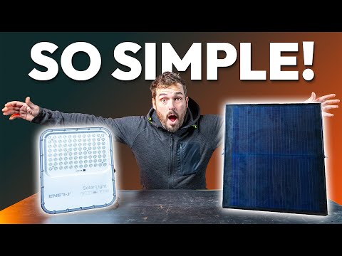 Unboxing the 300W LED Floodlight That DOESN’T need HARD WIRING