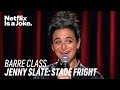 Jenny Slate on Barre Classes